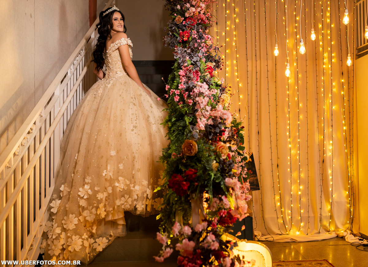 vestido de debutante