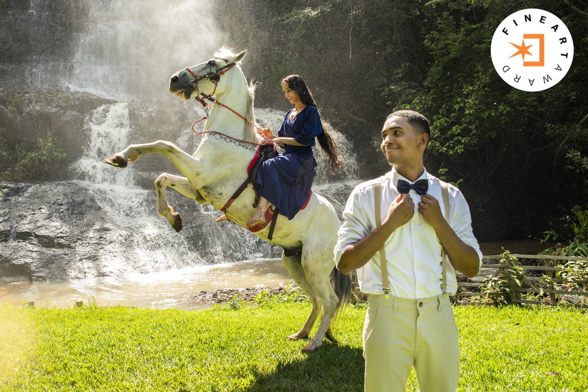Ensaio de casamento em Uberaba - Foto premiada Fineart