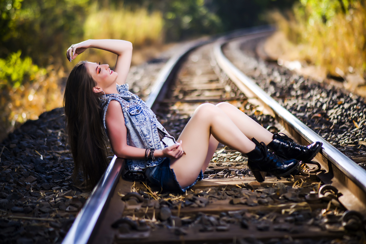 foto tumblr linha do trem universidade