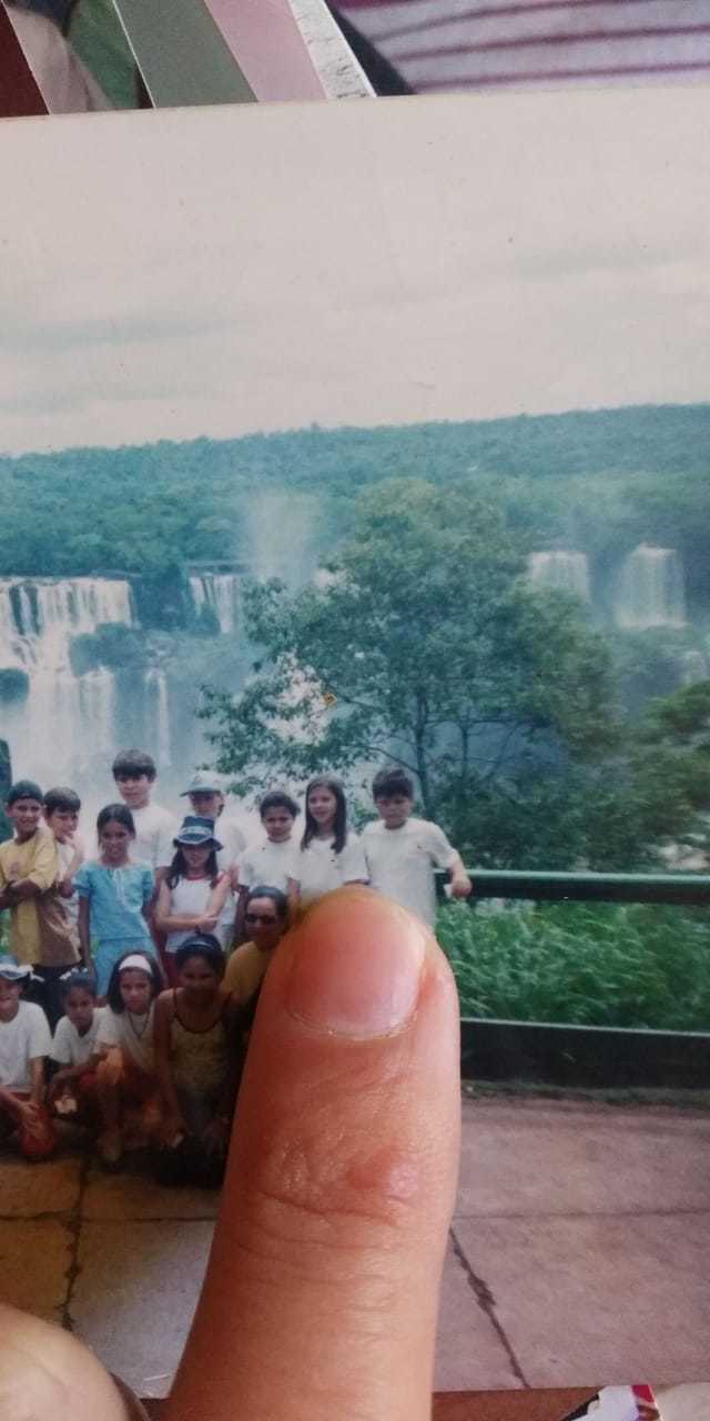 Primeira foto deles juntos - Arquivo pessoal 