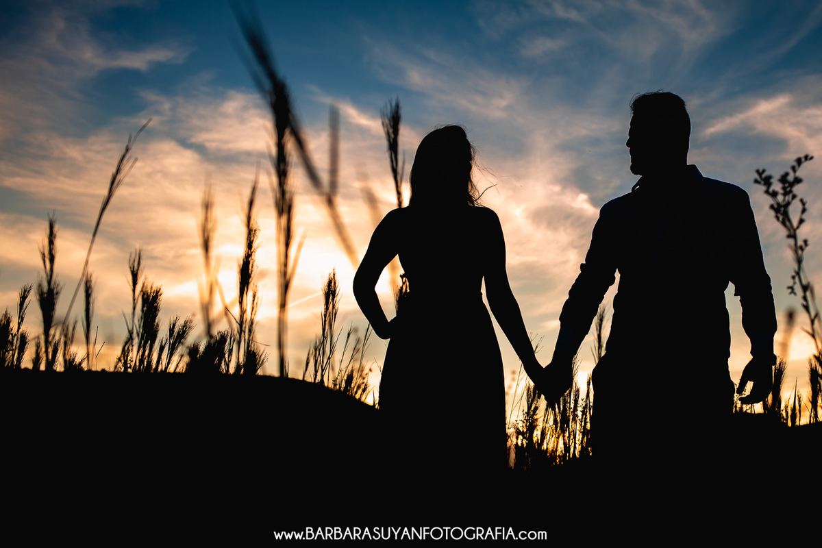 silhueta de casal 