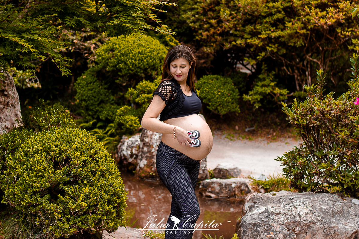 Gestante no Recanto Japonês em Poços de Caldas- MG