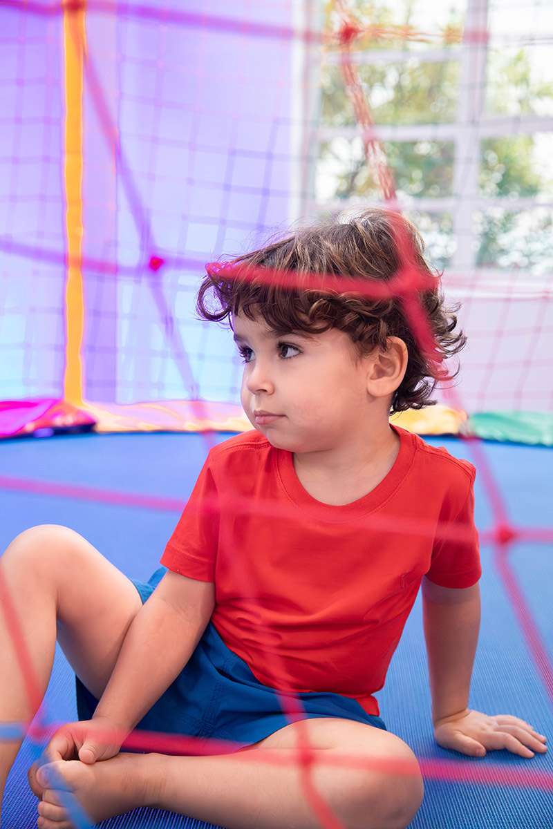 Festa de 3 anos: Tom na cama elástica, no Rio de Janeiro.