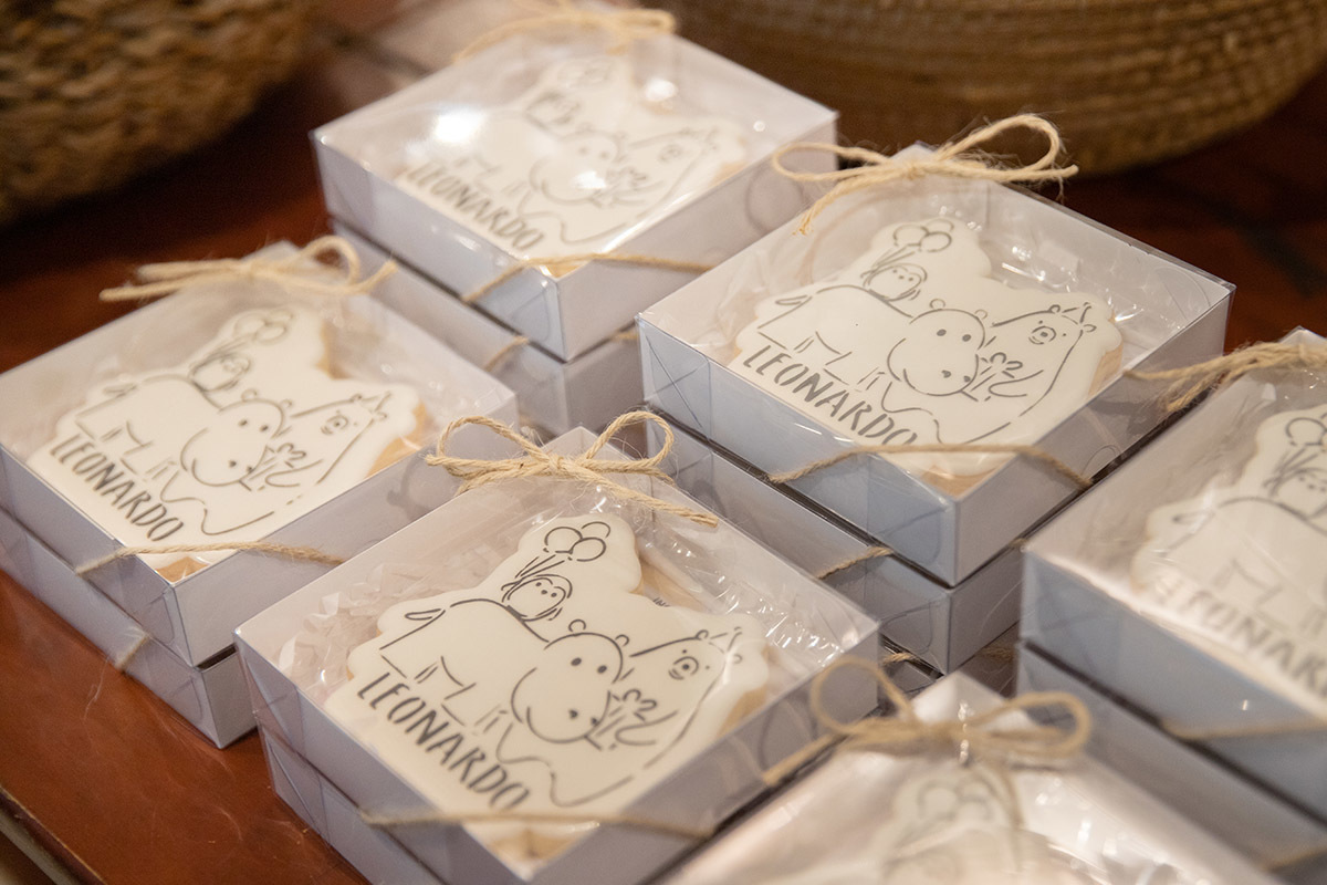 Detalhe da decoração da festa de 1 ano do Leonardo no Clube Caiçaras no Rio de Janeiro.,