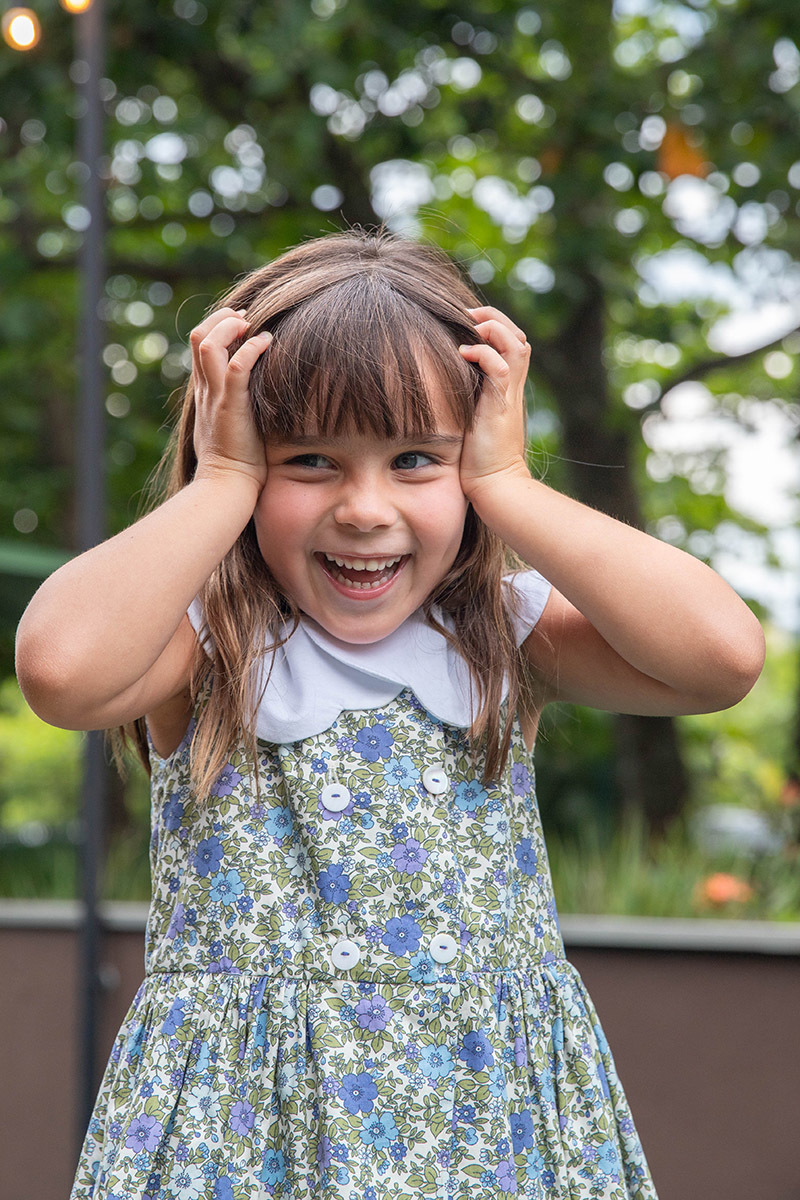 Festa de aniversário de 5 anos no Animasom: Malu sorrindo, Rio de Janeiro.