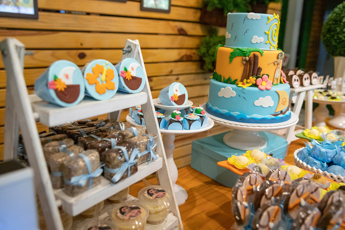 Decoração da Festa de aniversário de 5 anos da Malu no Animasom