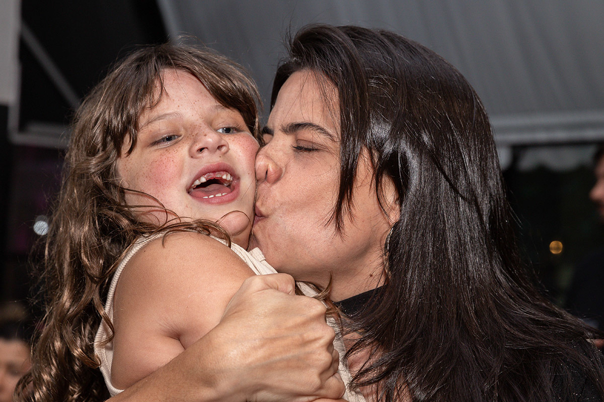 Festa da Manu no Volts Parkour: Manu com a mãe, Rio de Janeiro.