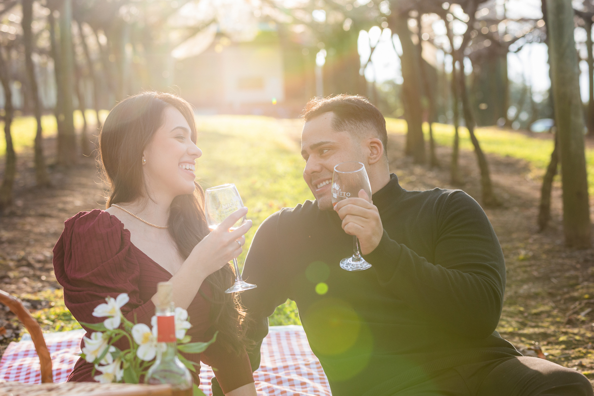 casal brindando Vinhos Micheletto - vinícola e vinhedo louveira e itatiba
