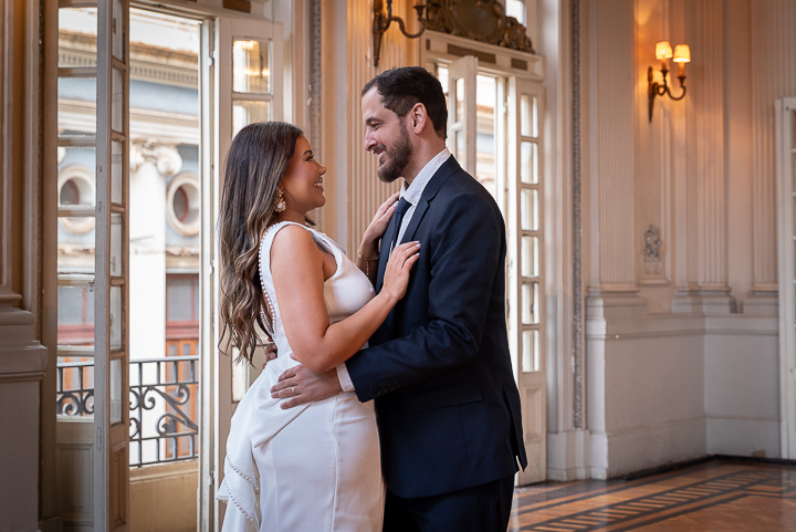 Ensaio Pré-Wedding de Débora e Yasser no Automóvel Clube de Belo Horizonte