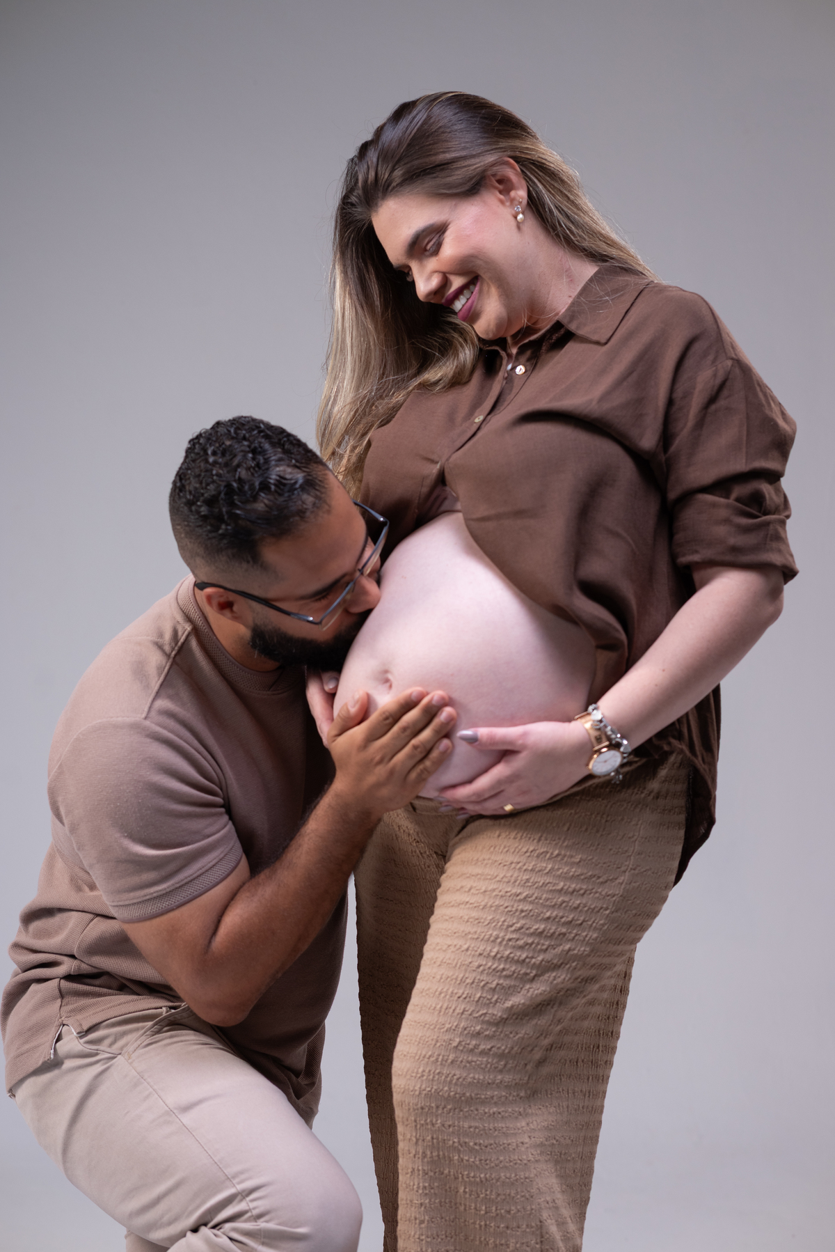 Uma família que cresce e transborda felicidade.