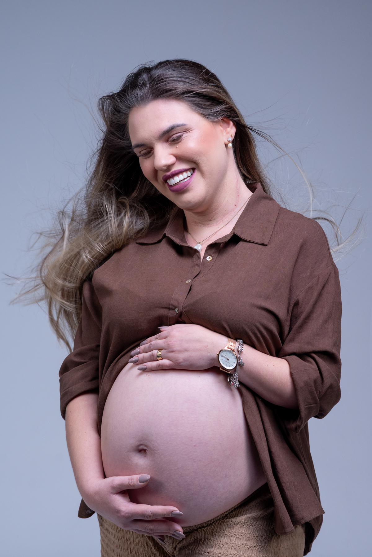 Em breve, mais um sorriso para completar essa linda família