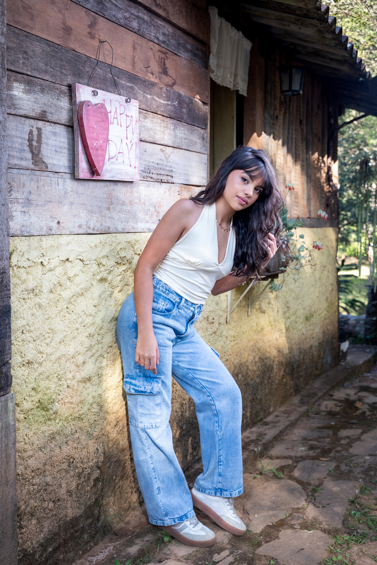 Helena celebrando seus 15 anos no encantador Bouganville Farm, em Caeté, Minas Gerais.