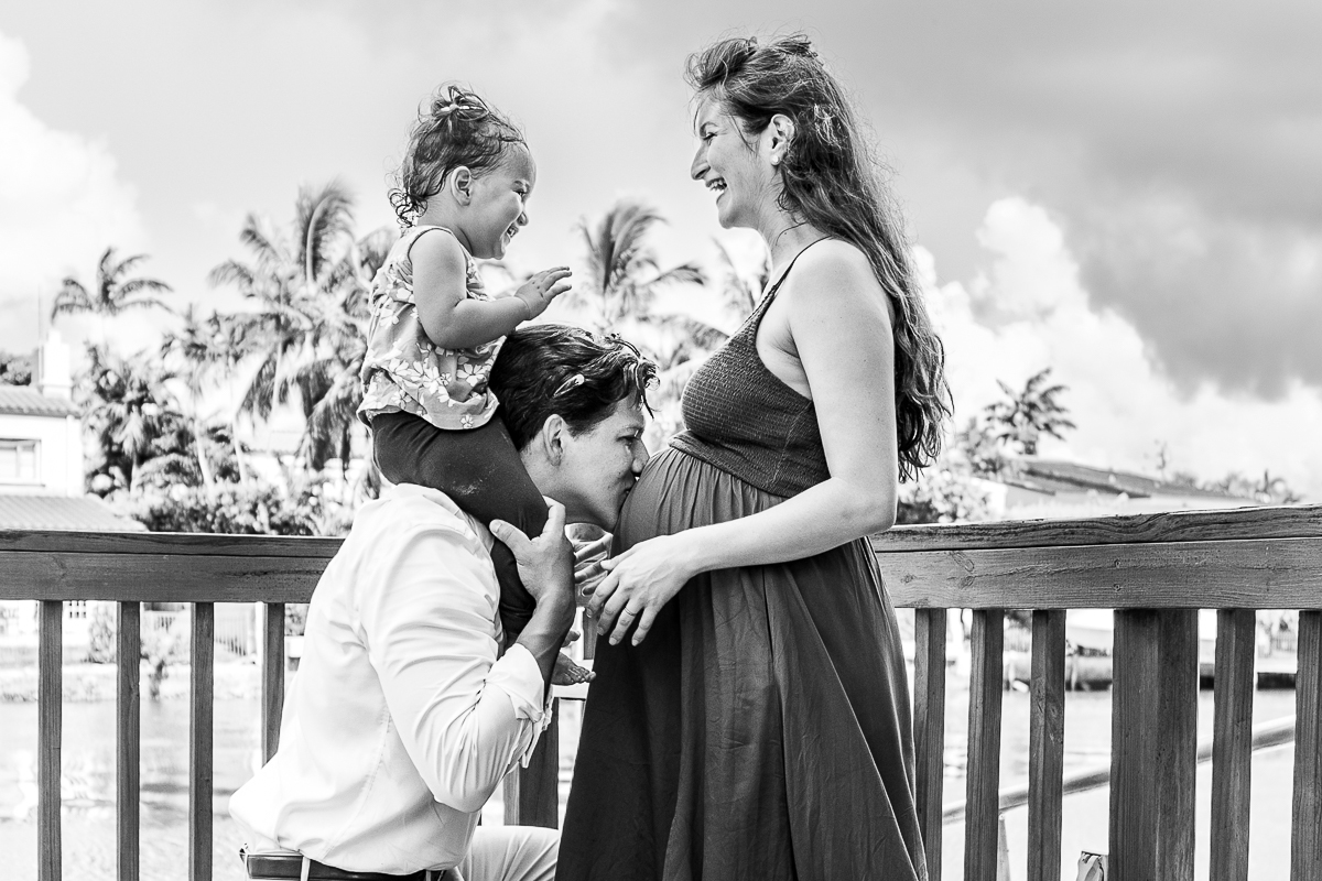 Ensaio Gestante realizado em Miami, Julie Rivo, Jonh e baby