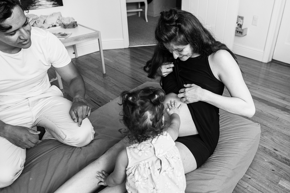Ensaio Gestante realizado em Miami, detalhes, Conexão mãe e filha