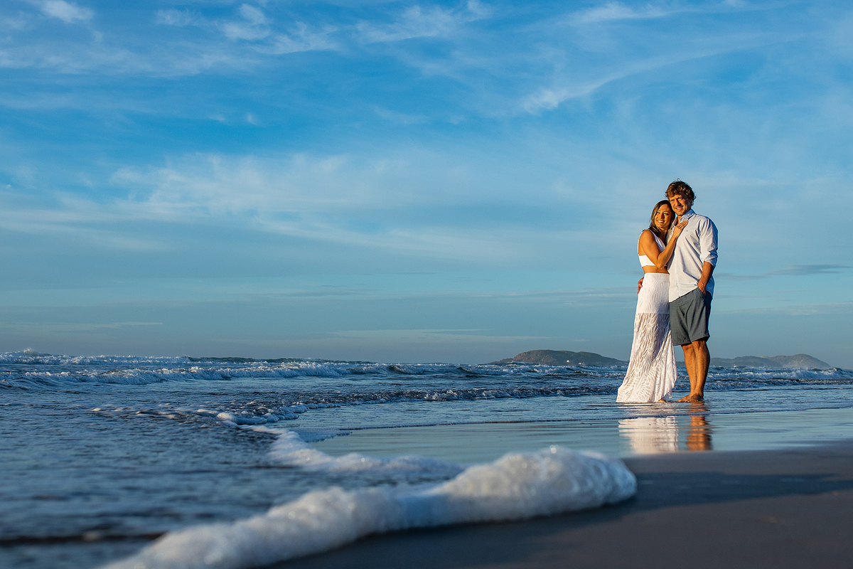 Ensaio Casal na praia