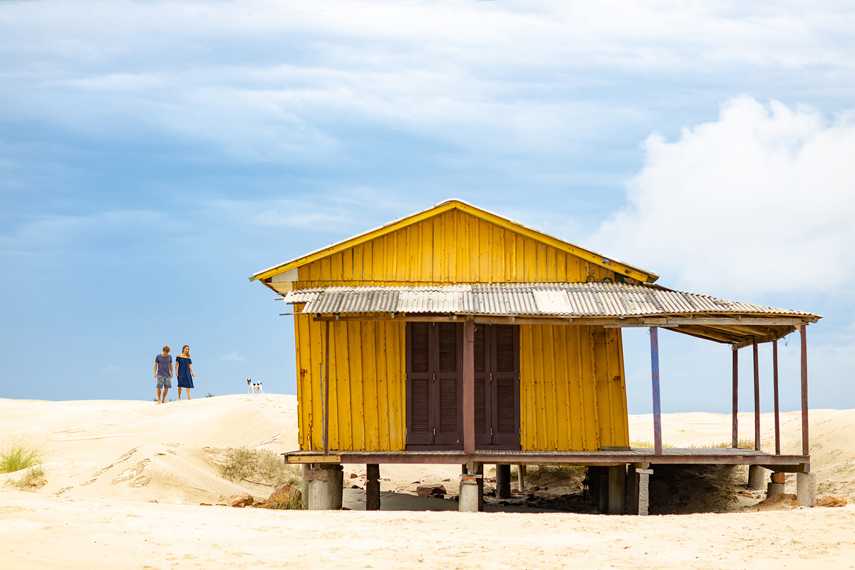 Pré-wedding SC nas casinhas a beira mar