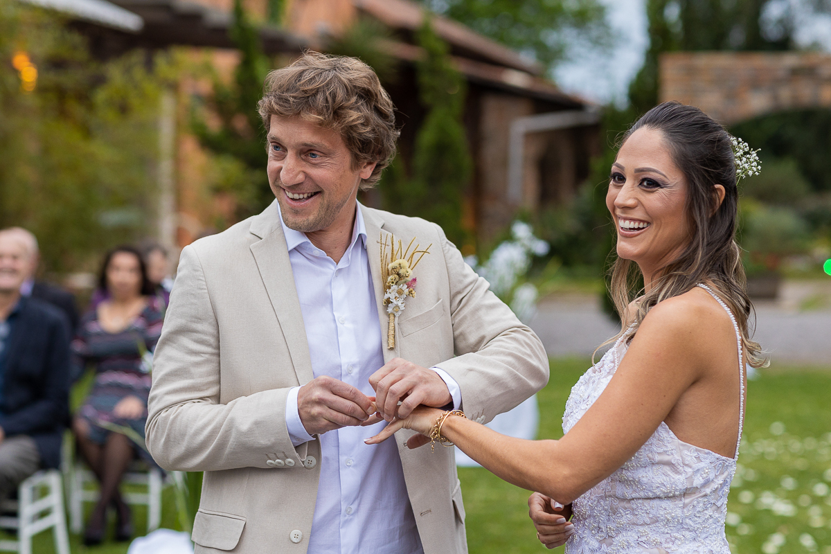 Fotógrafo de casamento Petter Campagna, casamento Caxias do Sul, troca de alianças