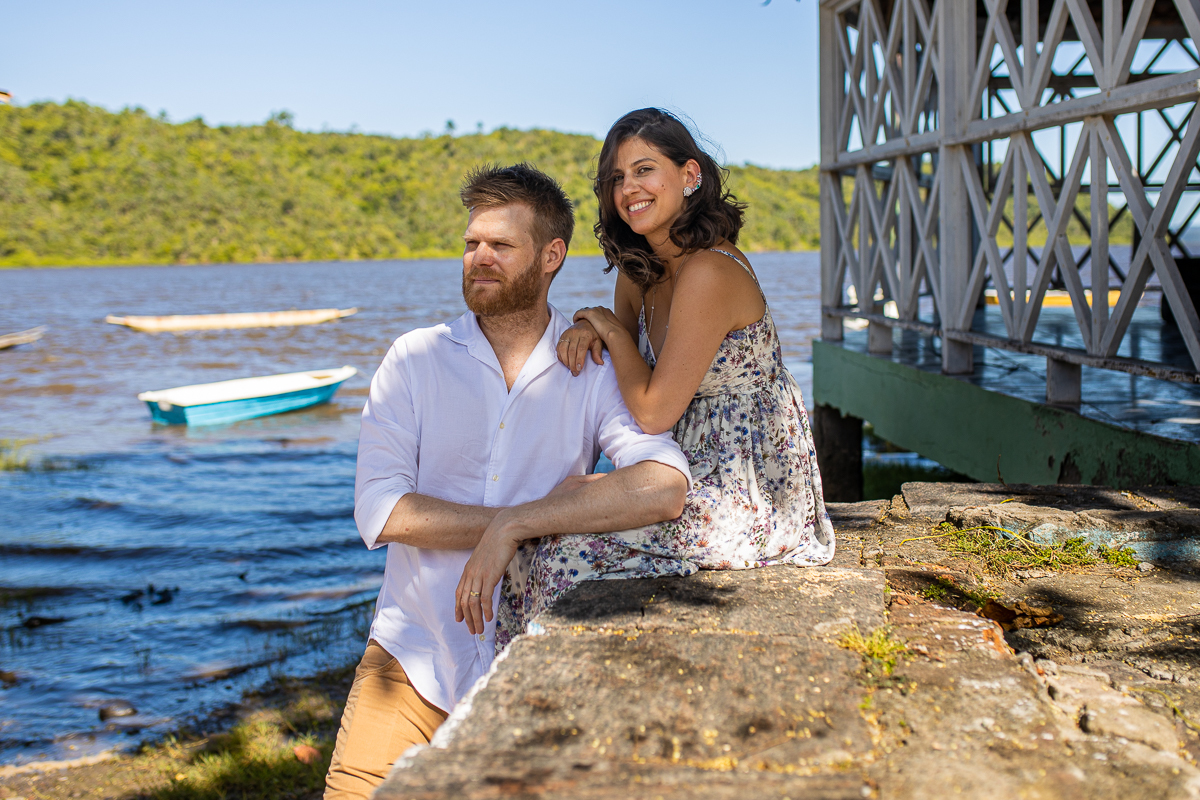 Ensaio Casal, Ensaio Externo, Maragojipe, Rio Paraguaçu, Pré-wedding