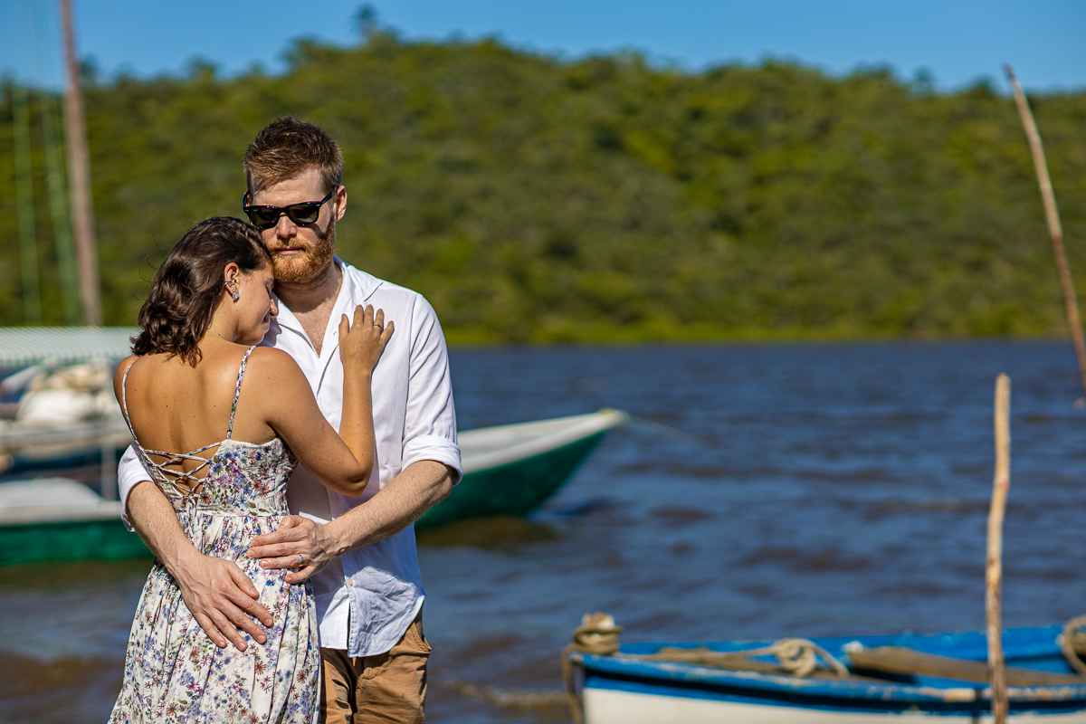 Ensaio Casal, Ensaio Externo, Maragojipe, Rio Paraguaçu, Pré-wedding