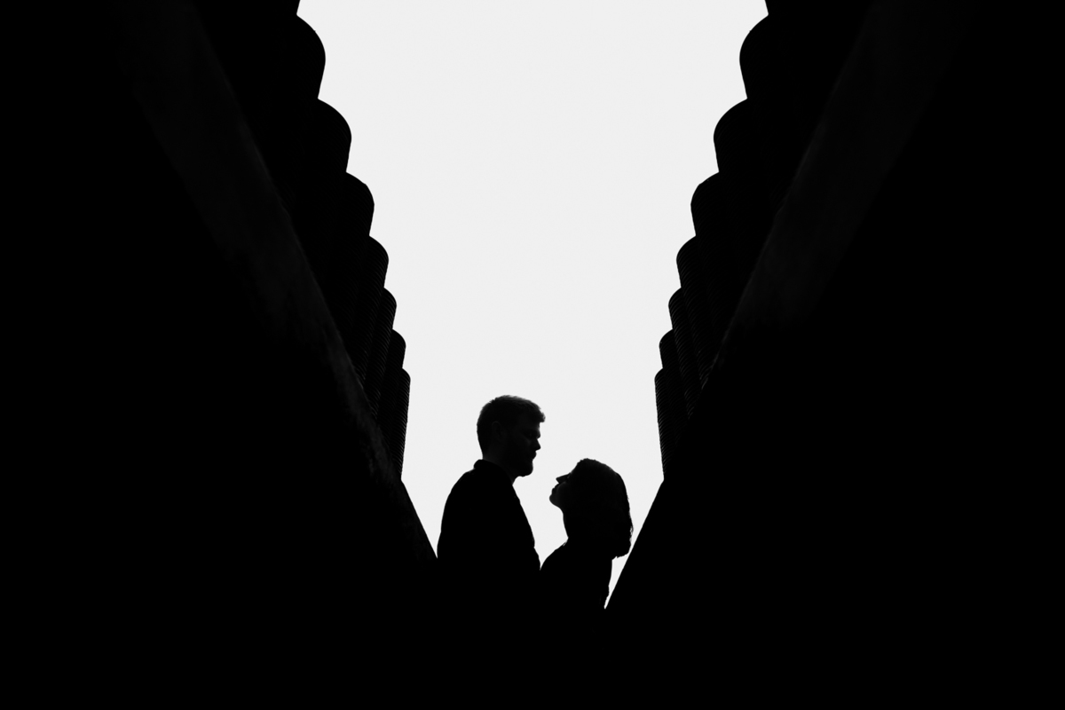 Ensaio Casal, ensaio Externo, pré-wedding, silhueta, Humildes, simetria