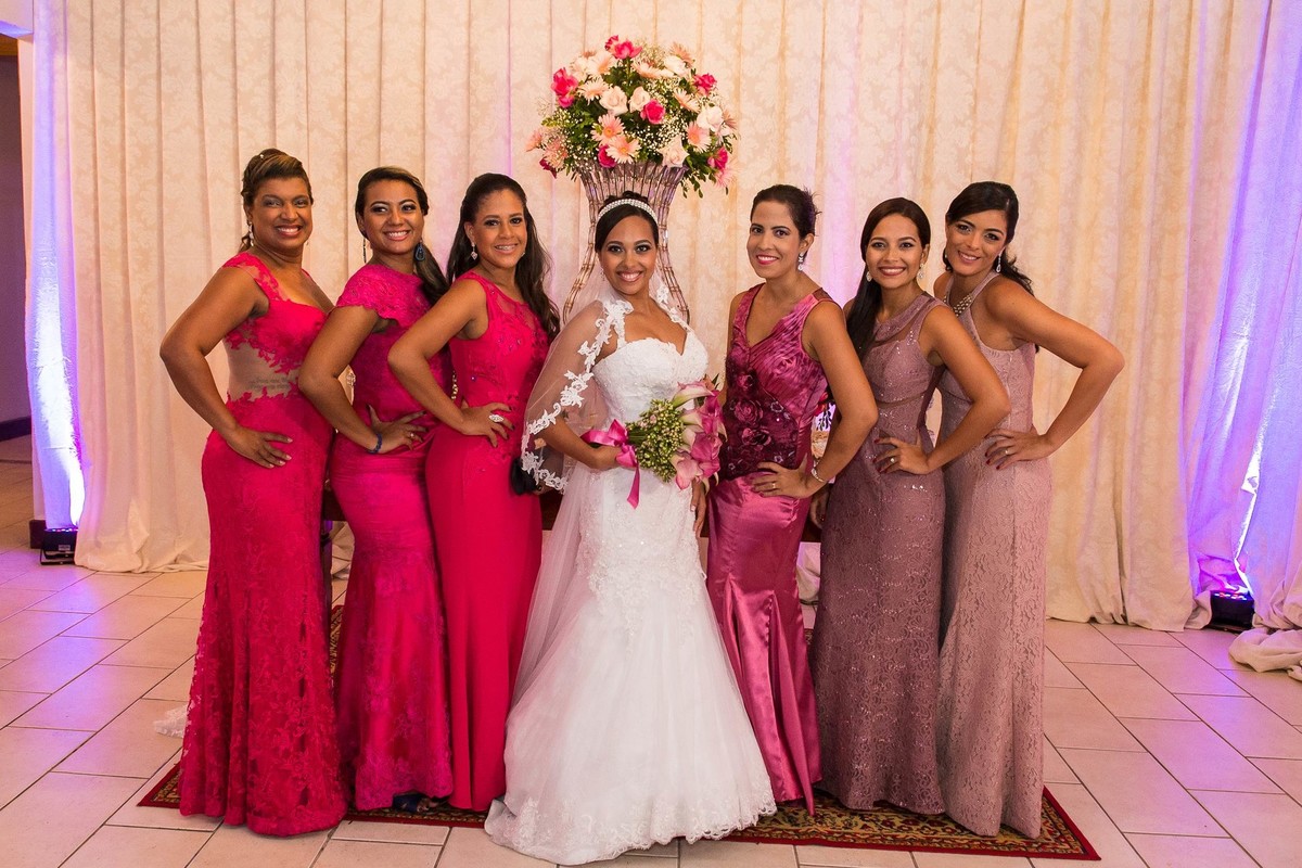 noiva e madrinhas