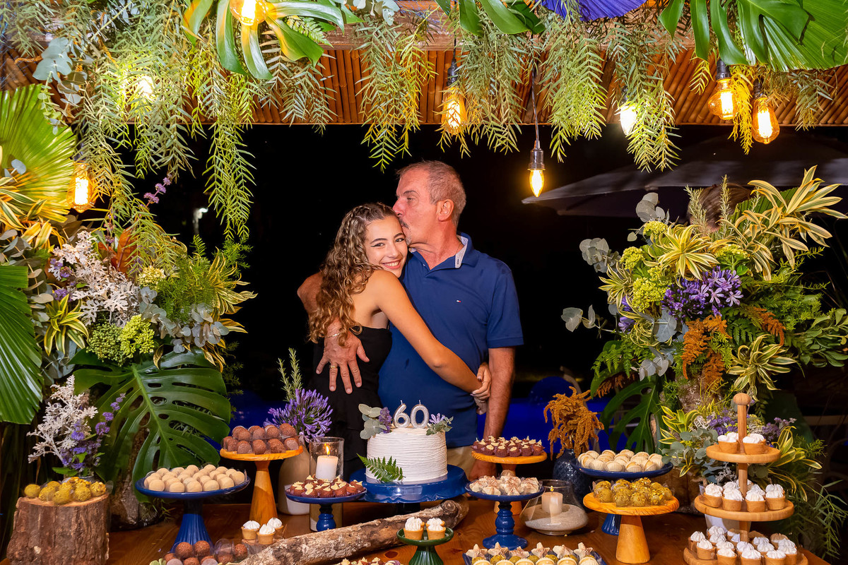 Aniversário Sr. Valdir - Cobertura de aniversário - Caraguatatuba/SP - On Click Fotografia - Festa de aniversário