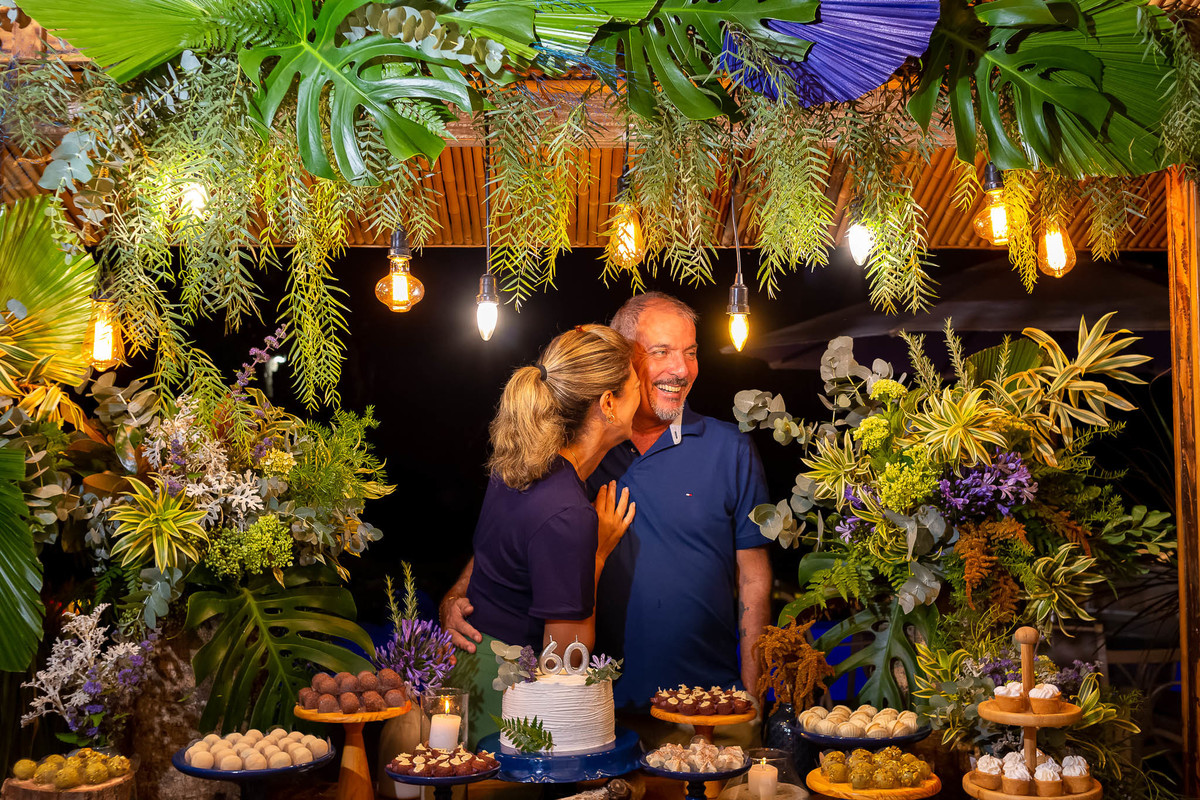 Aniversário Sr. Valdir - Cobertura de aniversário - Caraguatatuba/SP - On Click Fotografia - Festa de aniversário