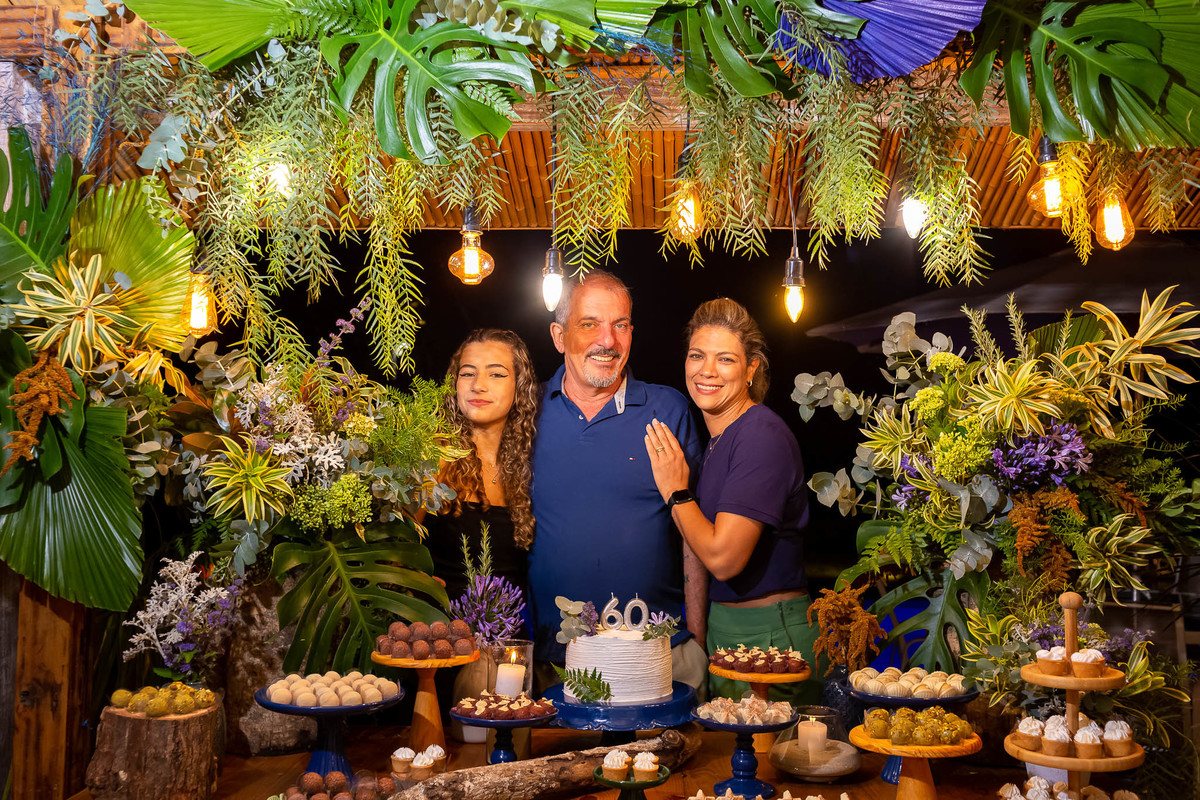 Aniversário Sr. Valdir - Cobertura de aniversário - Caraguatatuba/SP - On Click Fotografia - Festa de aniversário