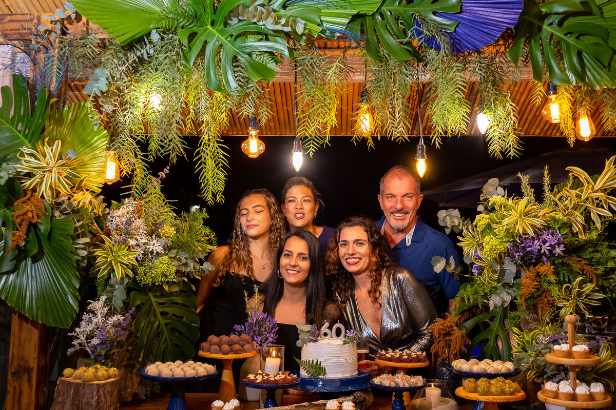 Aniversário Sr. Valdir - Cobertura de aniversário - Caraguatatuba/SP - On Click Fotografia - Festa de aniversário