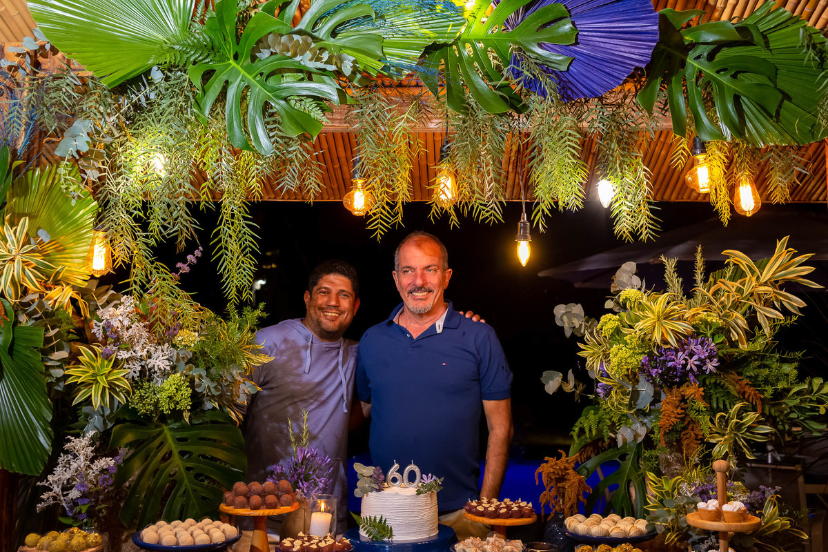 Aniversário Sr. Valdir - Cobertura de aniversário - Caraguatatuba/SP - On Click Fotografia - Festa de aniversário