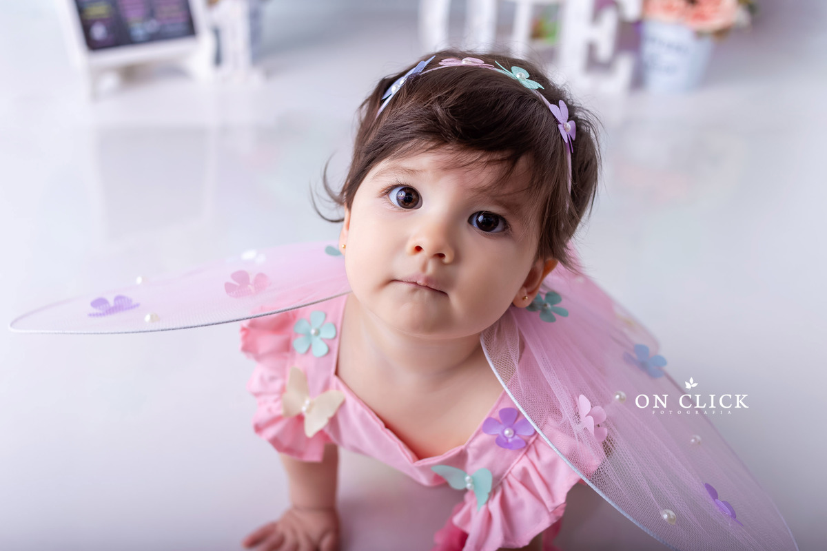 Smash the Cake Borboletas - Smash the Cake da Isabella - Caraguatatuba/SP - On Click Fotografia