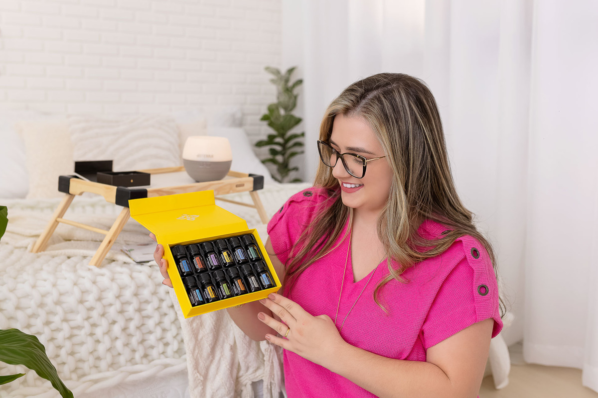 Foto Profissional - Consultora DoTerra Fernanda Lobo - Caraguatatuba-SP - Estúdio On Click Fotografia - Portfólio Profissional