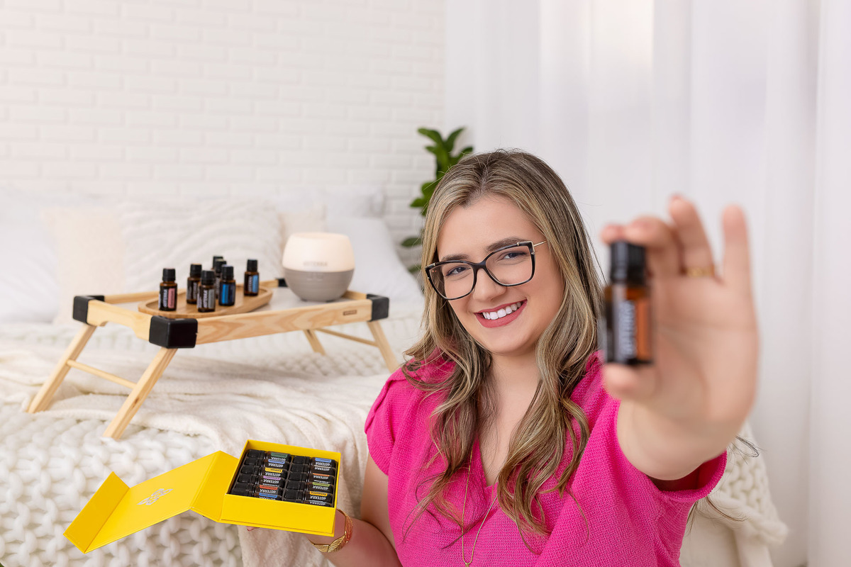 Foto Profissional - Consultora DoTerra Fernanda Lobo - Caraguatatuba-SP - Estúdio On Click Fotografia - Portfólio Profissional