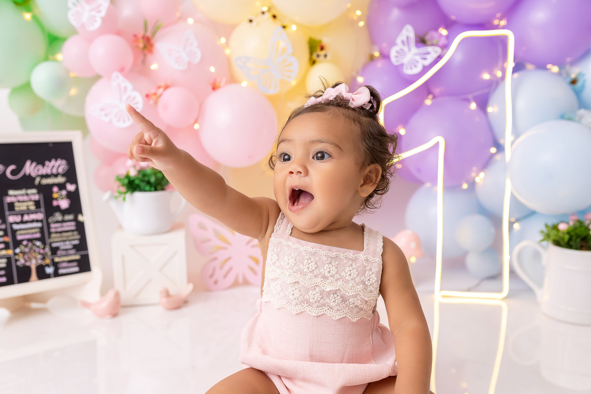 Smash The Cake Menina - Smash The Cake Menina Jardim - Smash The Cake Jardim Encantado - Smash The Cake em Estúdio - Smash The Cake Zoe Maitte - On Click Fotografia