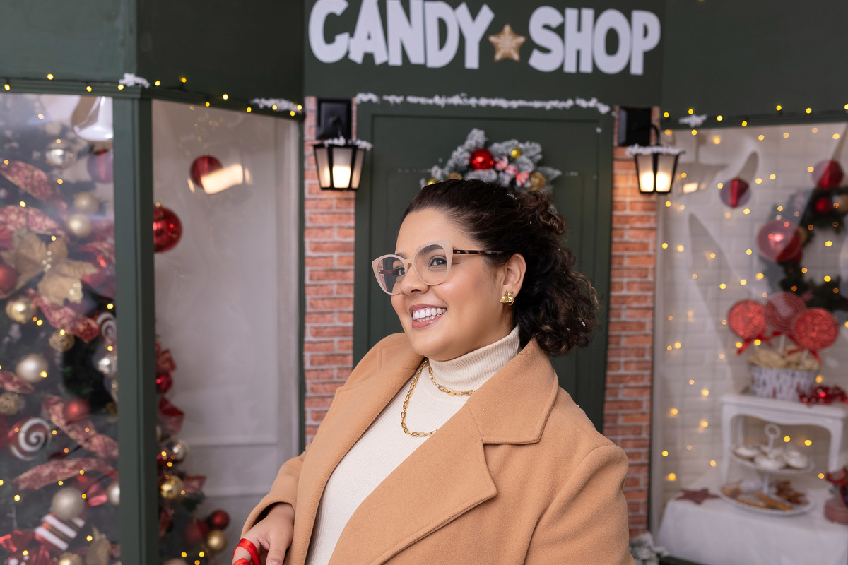 Jhuli e Rogério - Ensaio de Natal - Estúdio On Click Fotografia - Natal Caraguatatuba