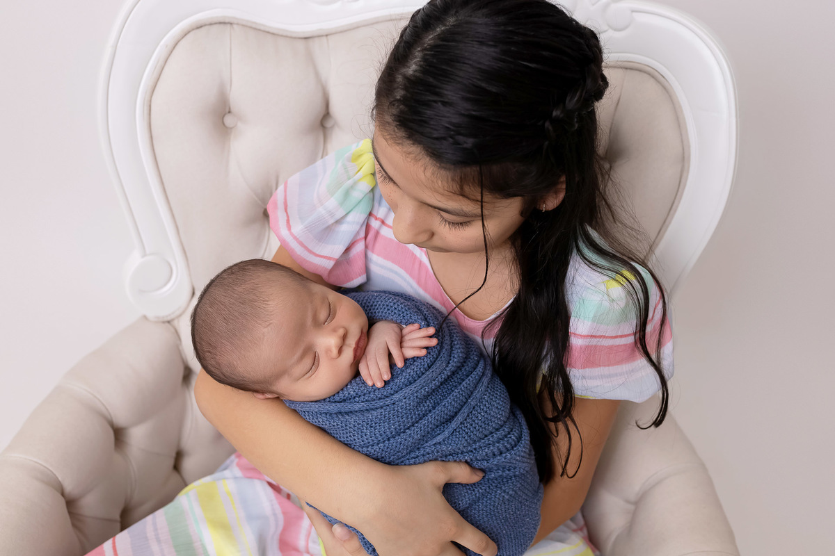 Ensaio newborn em Caraguatatuba - Estúdio Fotografico On Click foto - Ensaio do recém nascido Joaquim