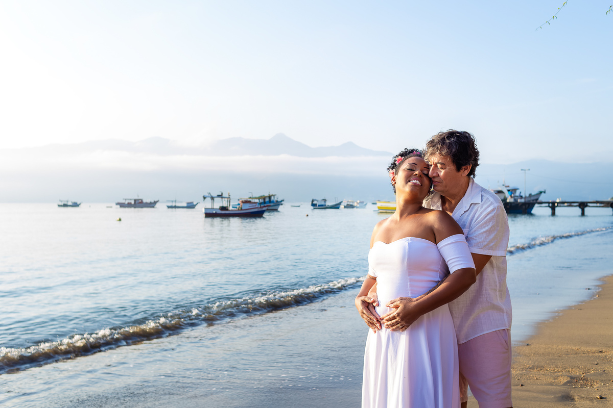 Wedding na praia - Casamento na Praia - São Sebastião - Wedding de Paulo e Michele na praia