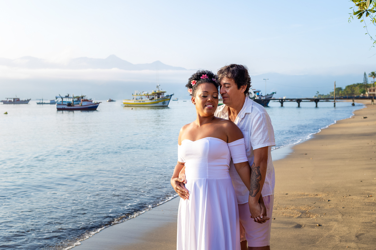 Wedding na praia - Casamento na Praia - São Sebastião - Wedding de Paulo e Michele na praia
