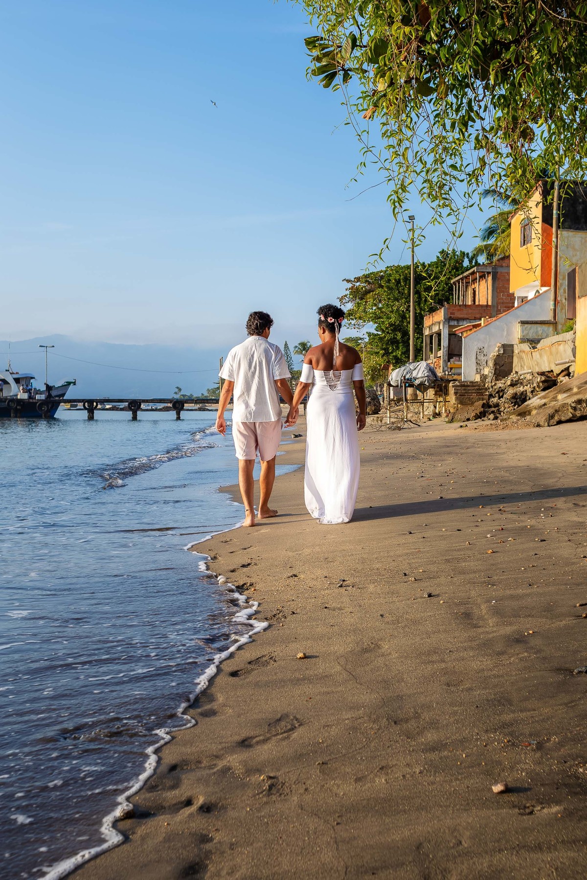 Wedding na praia - Casamento na Praia - São Sebastião - Wedding de Paulo e Michele na praia