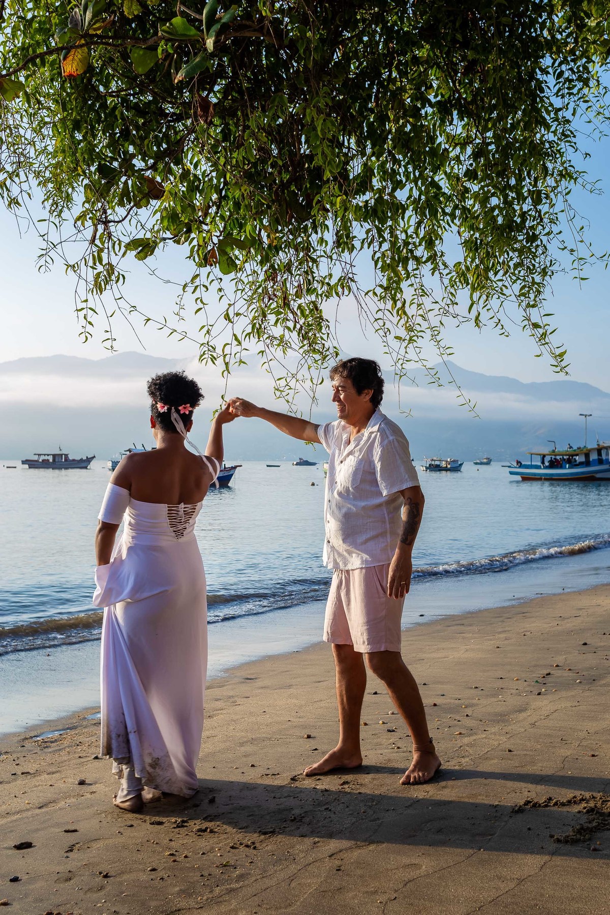 Wedding na praia - Casamento na Praia - São Sebastião - Wedding de Paulo e Michele na praia