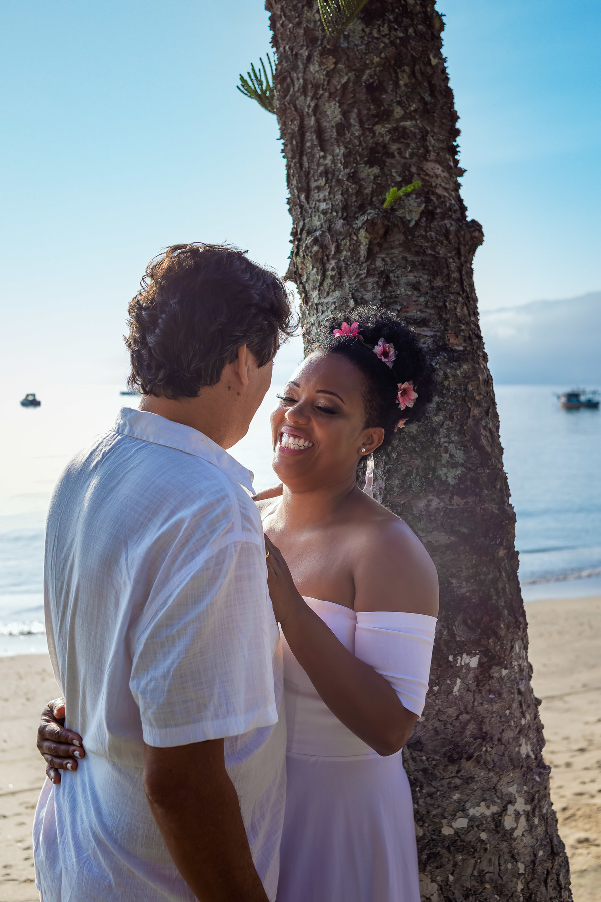Wedding na praia - Casamento na Praia - São Sebastião - Wedding de Paulo e Michele na praia