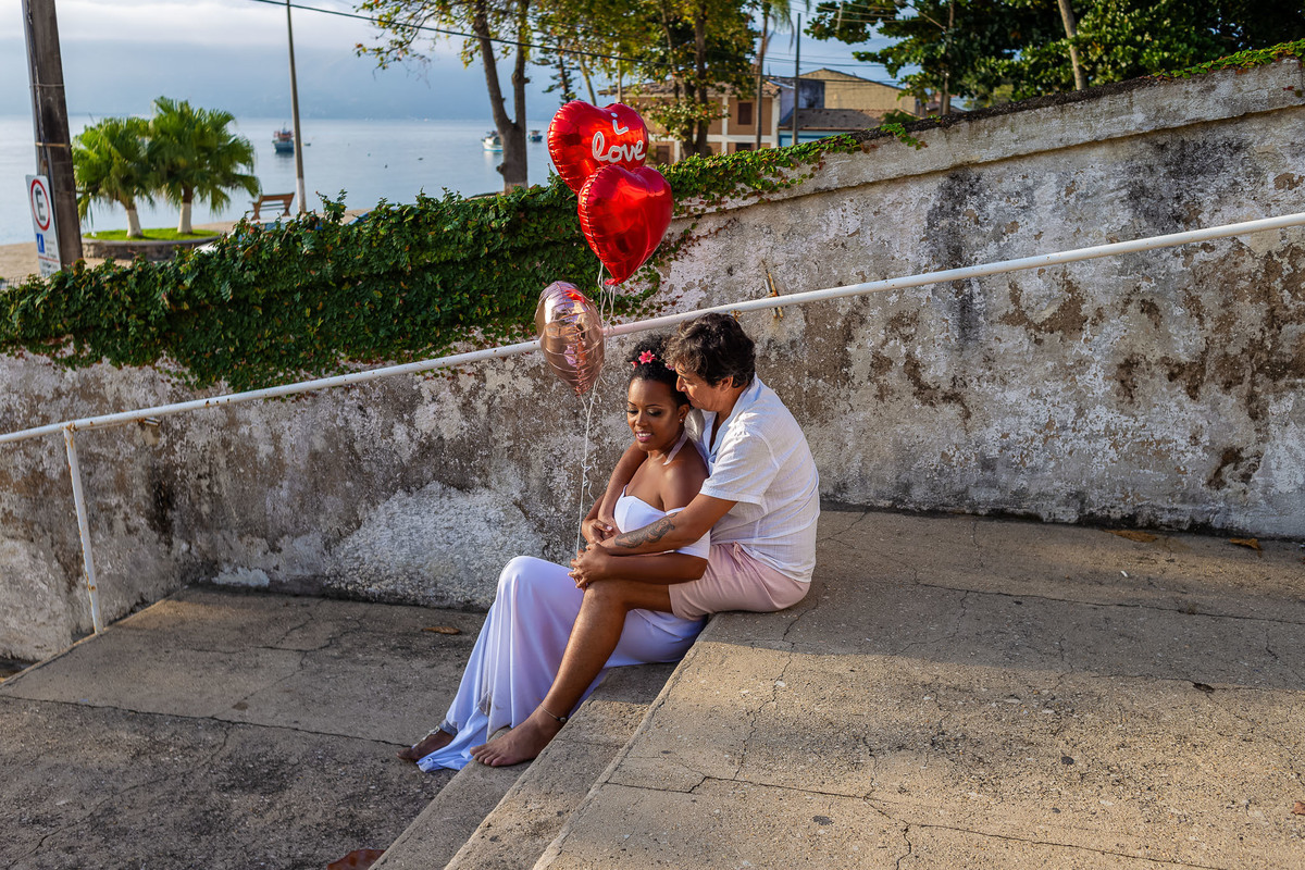 Wedding na praia - Casamento na Praia - São Sebastião - Wedding de Paulo e Michele na praia