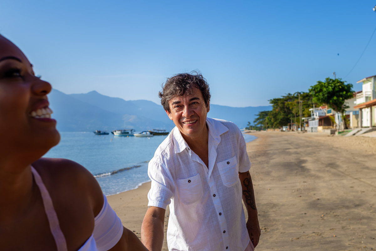 Wedding na praia - Casamento na Praia - São Sebastião - Wedding de Paulo e Michele na praia