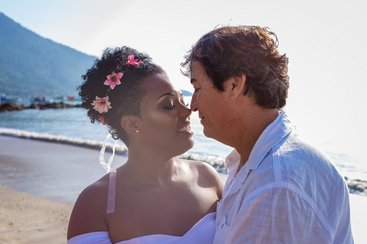 Wedding na praia - Casamento na Praia - São Sebastião - Wedding de Paulo e Michele na praia
