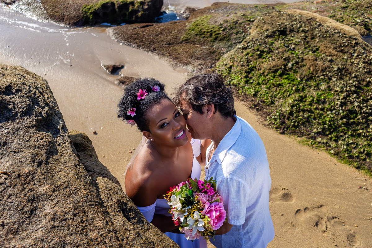 Wedding na praia - Casamento na Praia - São Sebastião - Wedding de Paulo e Michele na praia