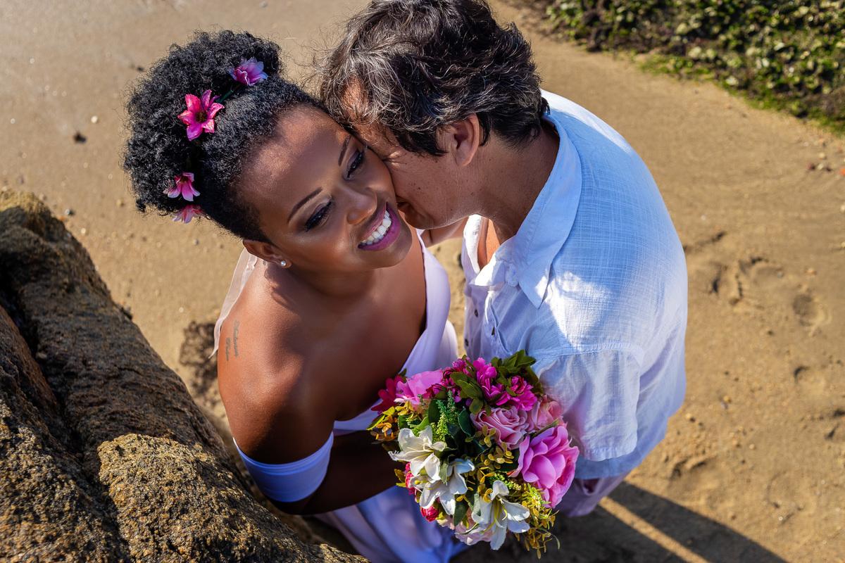Wedding na praia - Casamento na Praia - São Sebastião - Wedding de Paulo e Michele na praia