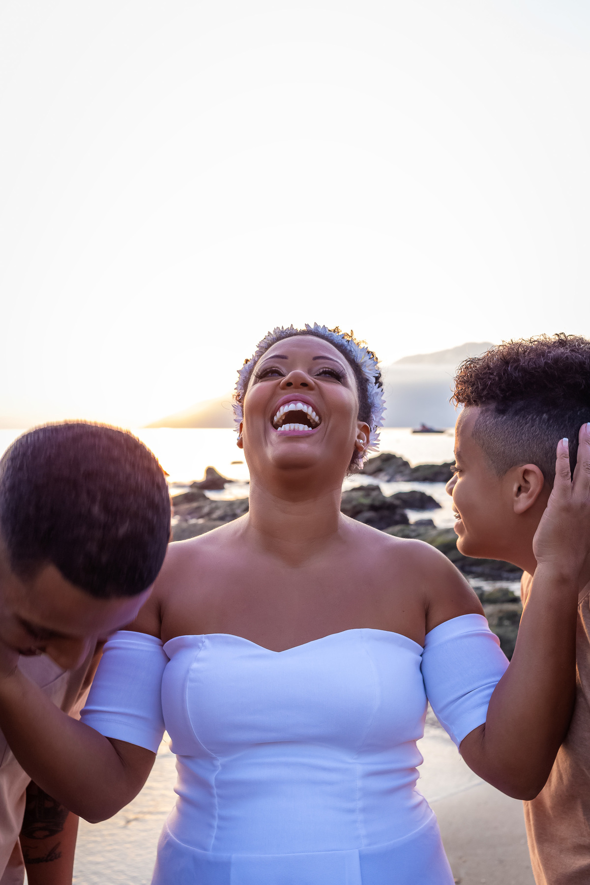 Wedding na praia - Casamento na Praia - São Sebastião - Wedding de Paulo e Michele na praia