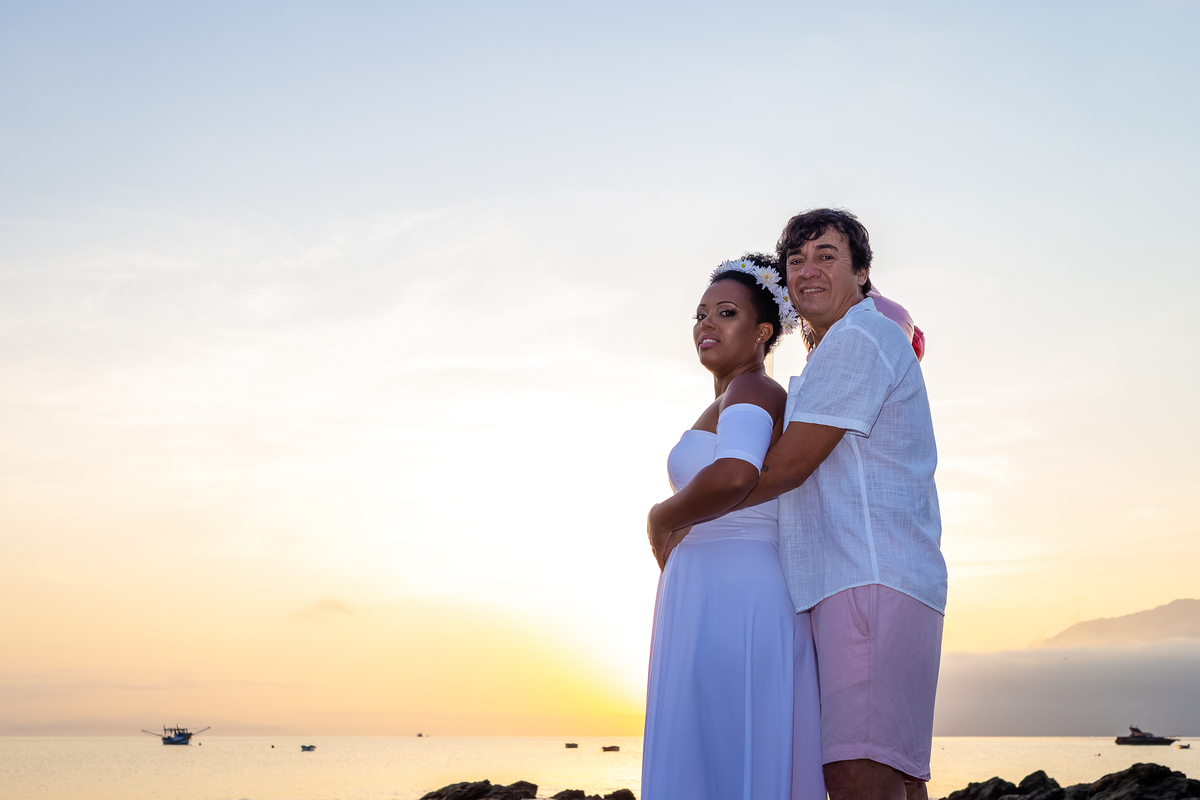 Wedding na praia - Casamento na Praia - São Sebastião - Wedding de Paulo e Michele na praia