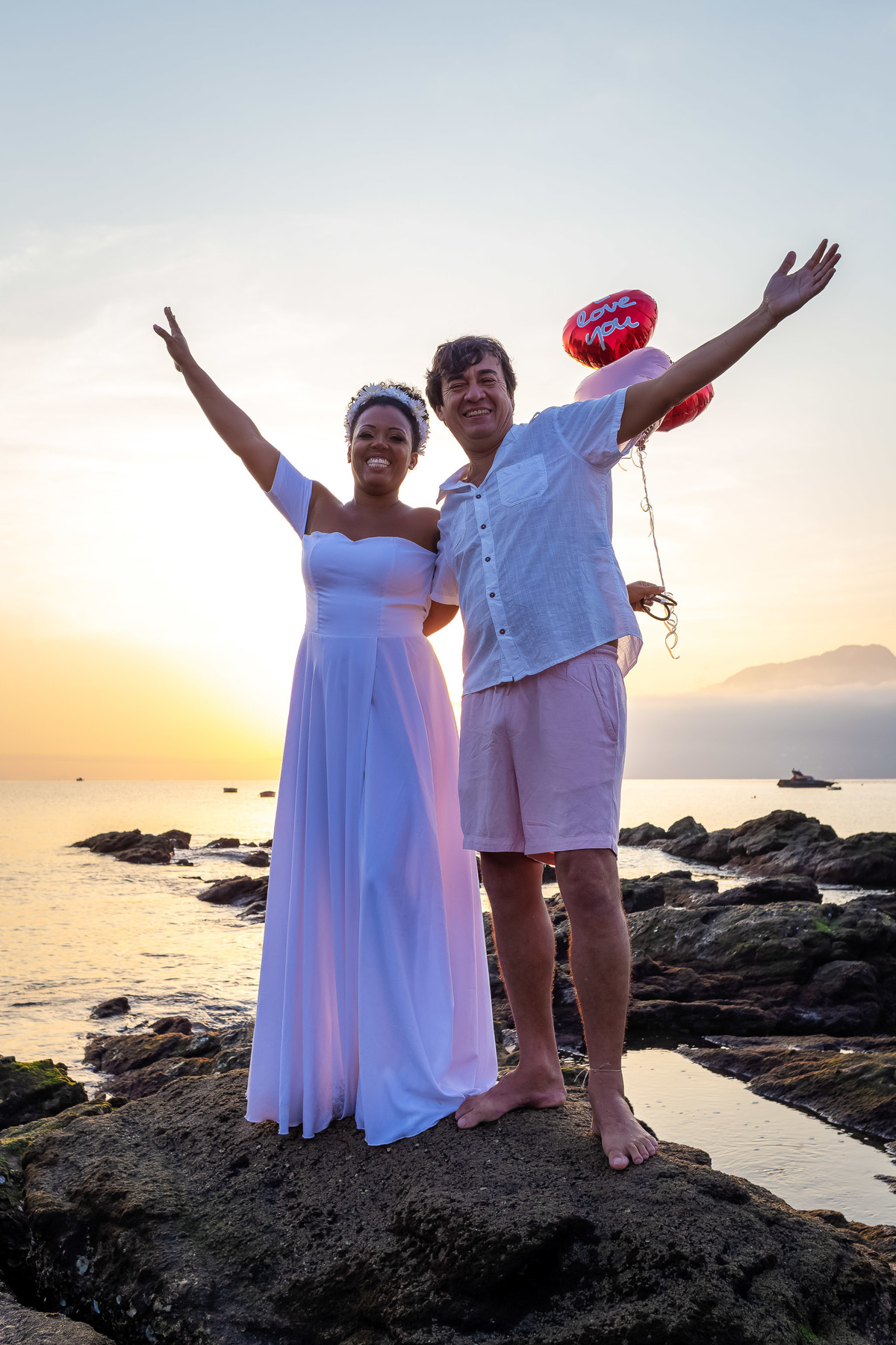 Wedding na praia - Casamento na Praia - São Sebastião - Wedding de Paulo e Michele na praia