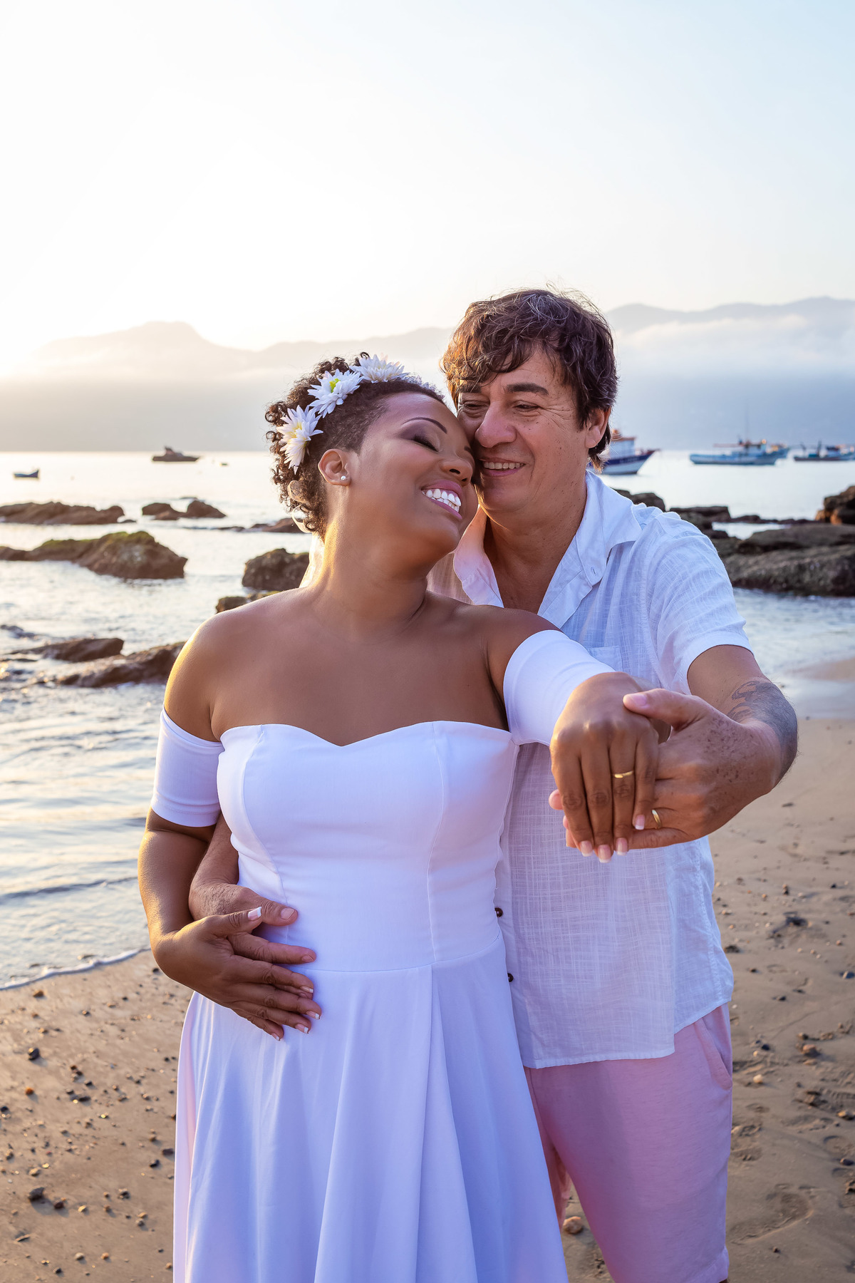 Wedding na praia - Casamento na Praia - São Sebastião - Wedding de Paulo e Michele na praia